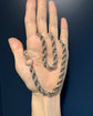 ANTIQUE CHUNKY SILVER ROPE TWIST CHAIN