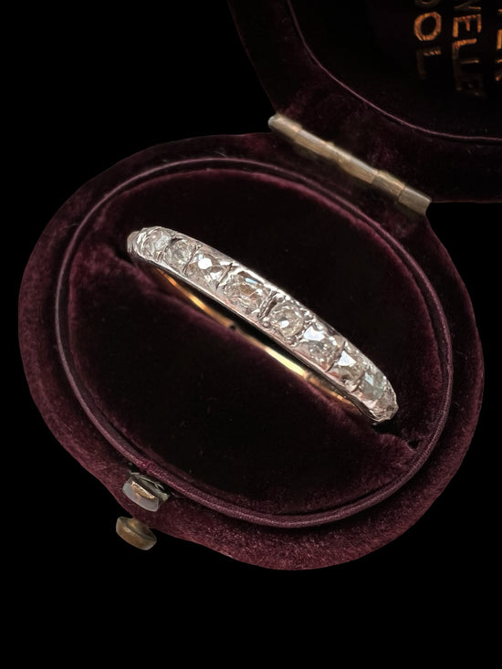 GEORGIAN DIAMOND ETERNITY RING