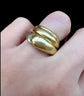 VICTORIAN CHUNKY HEAVYWEIGHT 18CT GOLD SNAKE RING