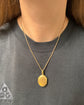 19TH CENTURY 15CT GOLD LOCKRT PENDANT