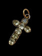 VICTORIAN CHRYSOBERYL CROSS PENDANT