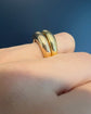VINTAGE 90’S PIAGET 18CT GOLD DOUBLE DOMED BAND RING