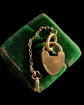19TH CENTURY WORKING 18CT GOLD PADLOCK & KEY