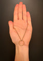 ANTIQUE 15CT GOLD STRIPED SPLIT RING