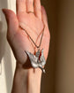 LARGE VICTORIAN SILVER DOVE PENDANT