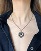 VICTORIAN NIELLO HEART & DISC PENDANT