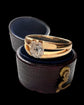 ANTIQUE OLD CUT DIAMOND & 18CT GOLD RING