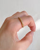 GEORGIAN 15CT GOLD LARGE SPLIT RING