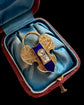 VICTORIAN 18CT GOLD & DIAMOND HEART PADLOCK