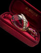 LARGE VICTORIAN GARNET & DIAMOND PENDANT