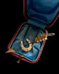 VICTORIAN 15CT GOLD HORSESHOE & ARROW PENDANT