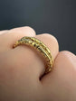 GEORGIAN CHUNKY 15CT GOLD SPLIT RING