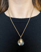 VICTORIAN ROCK CRYSTAL & SILVER POOL OF LIGHT / SPHERE PENDANT