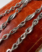 ANTIQUE SILVER TWIST LINK CHAIN