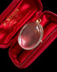VICTORIAN ROCK CRYSTAL & 9CT GOLD ‘POOL OF LIGHT’ / ORB PENDANT