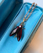 VICTORIAN VAUXHALL GLASS FLY PENDANT