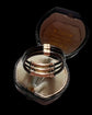 VICTORIAN ELEPHANT HAIR & GOLD MULTI BAND RING