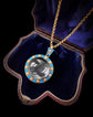 LARGE SCALE VICTORIAN ROCK CRYSTAL DOME PENDANT