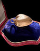 ANTIQUE LARGE PUFFY GOLD HEART PENDANT ‘TOUJOURS PRÉSENTE, TOUJOURS CHÈRE’