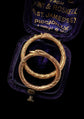 GEORGIAN 15CT GOLD OUROBOROS SPLIT RING