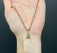 VICTORIAN TURQUOISE & PEARL FLY PENDANT