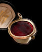 19TH CENTURY GLASS INTAGLIO OF ‘DIONYSIAN BULL’