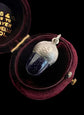 VICTORIAN SILVER AND GOLDSTONE ACORN PENDANT