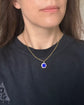 20TH CENTURY BLUE GUILLOCHE STAR PENDANT