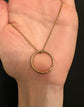 GEORGIAN LARGE 15CT GOLD SNAKE OUROBOROS SPLIT RING