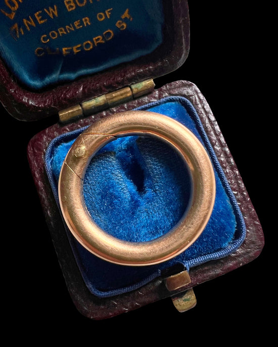 VICTORIAN 15CT GOLD CHUNKY PUSH BOLT