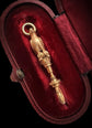 VICTORIAN 15CT GOLD PARROT DOGCLIP