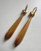 GEORGIAN HIGH CARAT GOLD TORPEDO EARRINGS