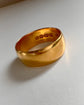EDWARDIAN 22CT GOLD BAND RING