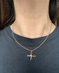 VINTAGE 9CT GOLD SCISSORS PENDANT