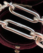 VICTORIAN CHUNKY SILVER PAPERCLIP CHAIN