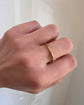 GEORGIAN 12CT GOLD SPLIT RING
