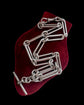 ANTIQUE SILVER PAPERCLIP ALBERT T-BAR CHAIN