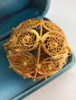 19TH CENTURY LARGE FILIGREE SPHERE PENDANT
