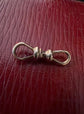 VICTORIAN 9CT GOLD DOUBLE DOG CLIP