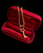 ANTIQUE MINIATURE GOLD KEY PENDANT