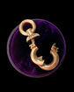 19TH CENTURY 18CT GOLD TWIST DOG CLIP