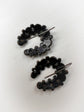 19TH CENTURY FRENCH JET HORSESHOE EARRINGS