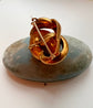 VICTORIAN 15CT GOLD CHUNKY KNOT BROOCH