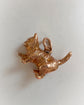 20TH CENTURY 9CT GOLD CAT CHARM