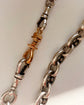 A PAIR OF ANTIQUE CHUNKY 18CT GOLD TWIST DOG CLIPS