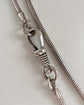 ANTIQUE SILVER SNAKE CHAIN
