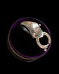 ANTIQUE SILVER SNAKE HEAD BAIL / CHAIN EXTENDER
