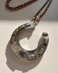 LARGE VICTORIAN SILVER HORSESHOE PENDANT