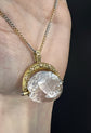 GEORGIAN REGENCY ROCK CRYSTAL SPINNER PENDANT