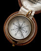 ANTIQUE 15CT GOLD COMPASS PENDANT